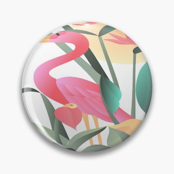 Aperçu de l'œuvre Flamant tropical créée et vendue par GoDesign1.