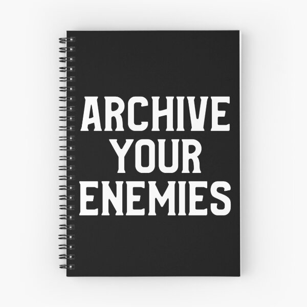 Item preview, Archive Your Enemies Geocaching  designed and sold by OldCamp.