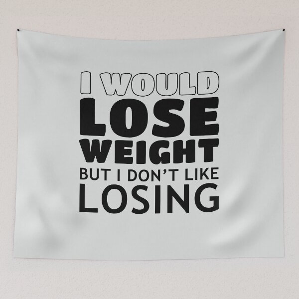Item preview, Weight Loss Funny Fitness Humor Diet Losing Weight Pun designed and sold by sillyquestions.