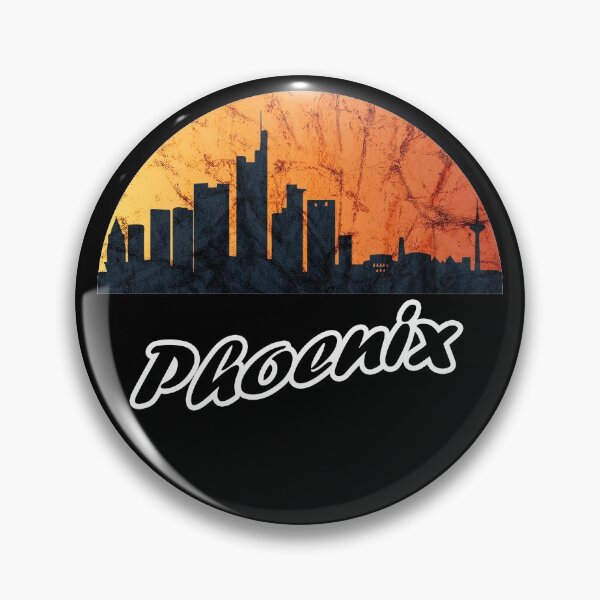 Item preview, Phoenix Arizona Skyline City Emblem designed and sold by titanosdesign.