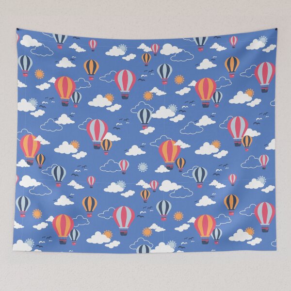 Item preview, Hot Air Balloon in the Blue Sky Pattern designed and sold by FlinArt.