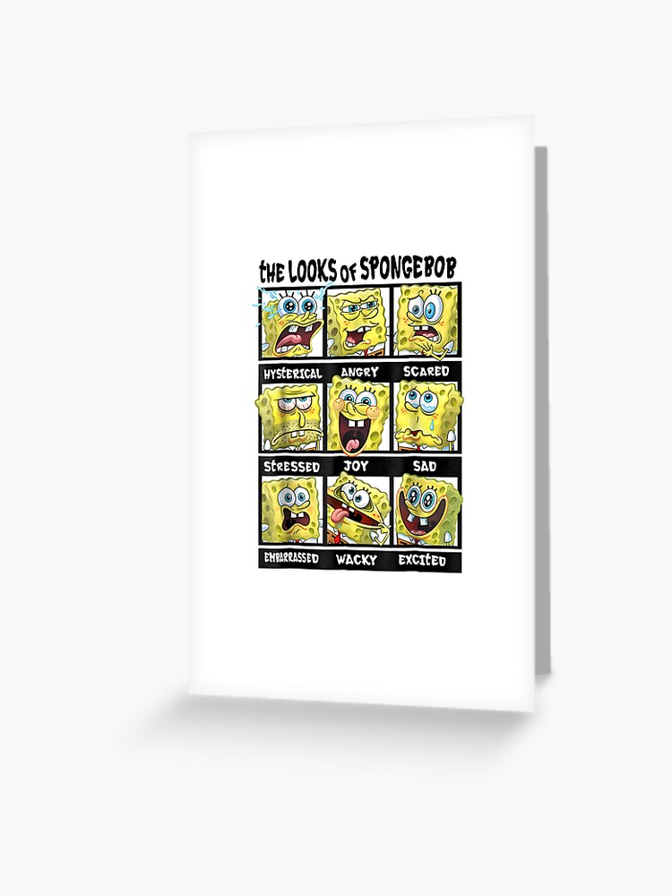 sad spongebob fish | Greeting Card