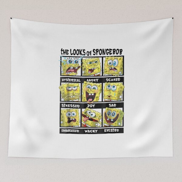 Aperçu de l'œuvre Spongebob SquarePants Émotions à plusieurs regards créée et vendue par Fabienbittencou.