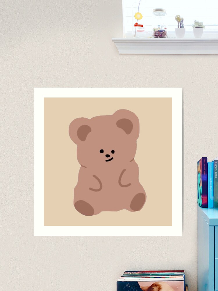 Bear Cute Korean Style, Bear Print, Korean Print Photographic Print for  Sale by cataddict