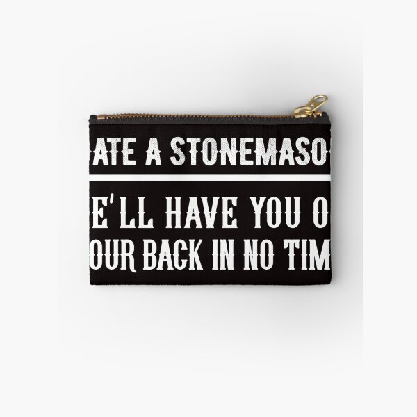 Item preview, Date A Stonemason He Will Have You On Your Back In No Time, stonemasonry, Funny Stonemason, Stonemason Quote designed and sold by Aerial Addicts.