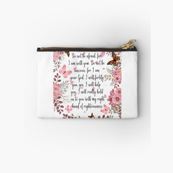 Item preview, Isaiah 41:10 - Pastel Flowers and Butterflies designed and sold by Exploring Religions Gift Shop.