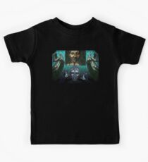 Weeping angels stained glass Kids Tee