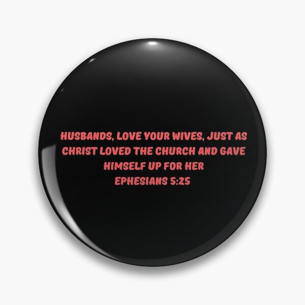 Item preview, Bible Verse Ephesians 5:25 designed and sold by Prayingwarrior.