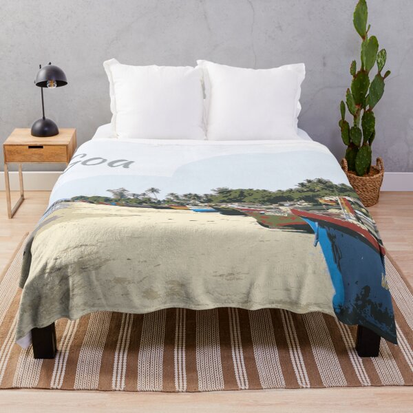 Item preview, Goa Beach Fishing Boats designed and sold by TheJoeyStudio.