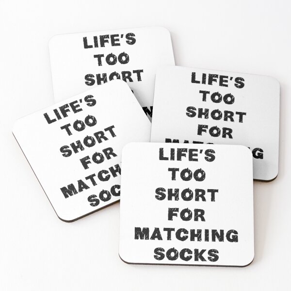Item preview, Life's Too Short For Matching Socks designed and sold by paulgodley.