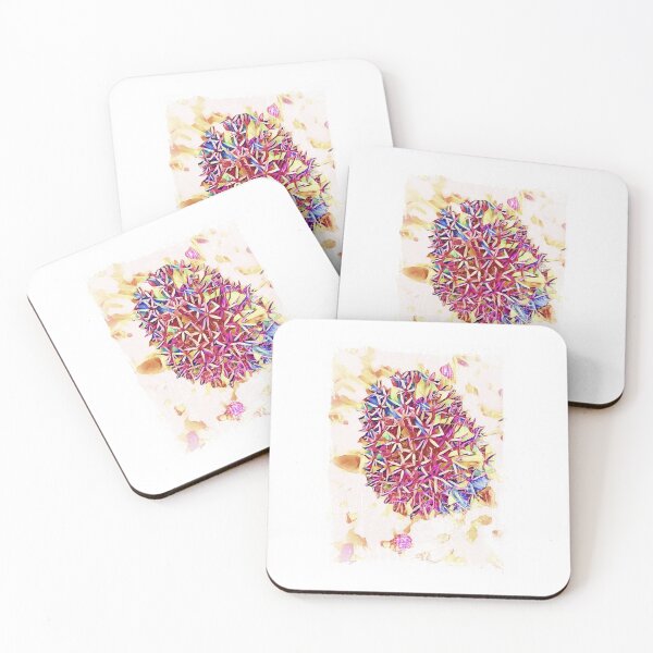 Item preview, Allium Giganteum Cascading Flowers Abstract designed and sold by Capuletdesigns.
