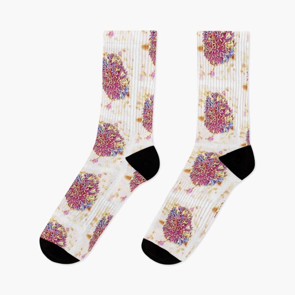 Item preview, Allium Giganteum Cascading Flowers Abstract designed and sold by Capuletdesigns.
