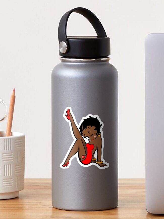 Thumbnail 1 von 3, Sticker, Schwarze Betty Boop designt und verkauft von Quxxnswood.