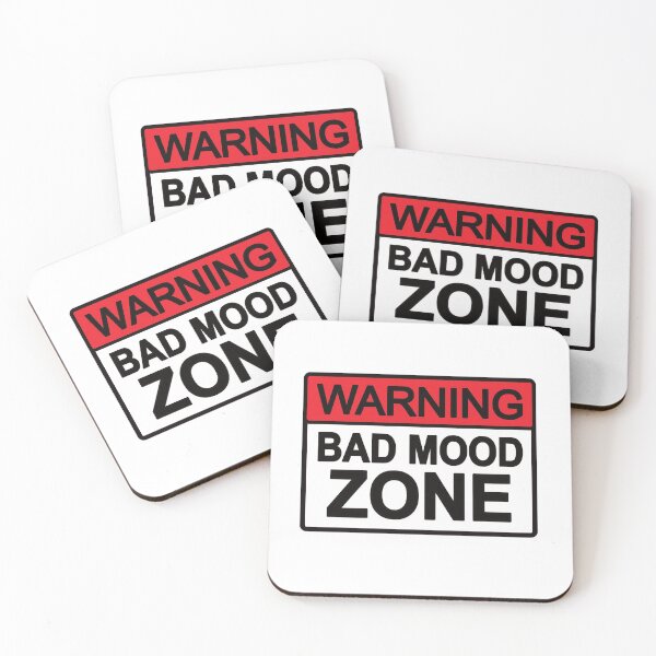 Item preview, Warning: Bad Mood Zone designed and sold by Zentropik.