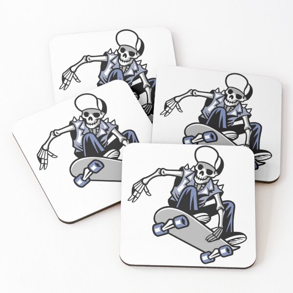 Item preview, skull punk ride skateboard designed and sold by romio006.