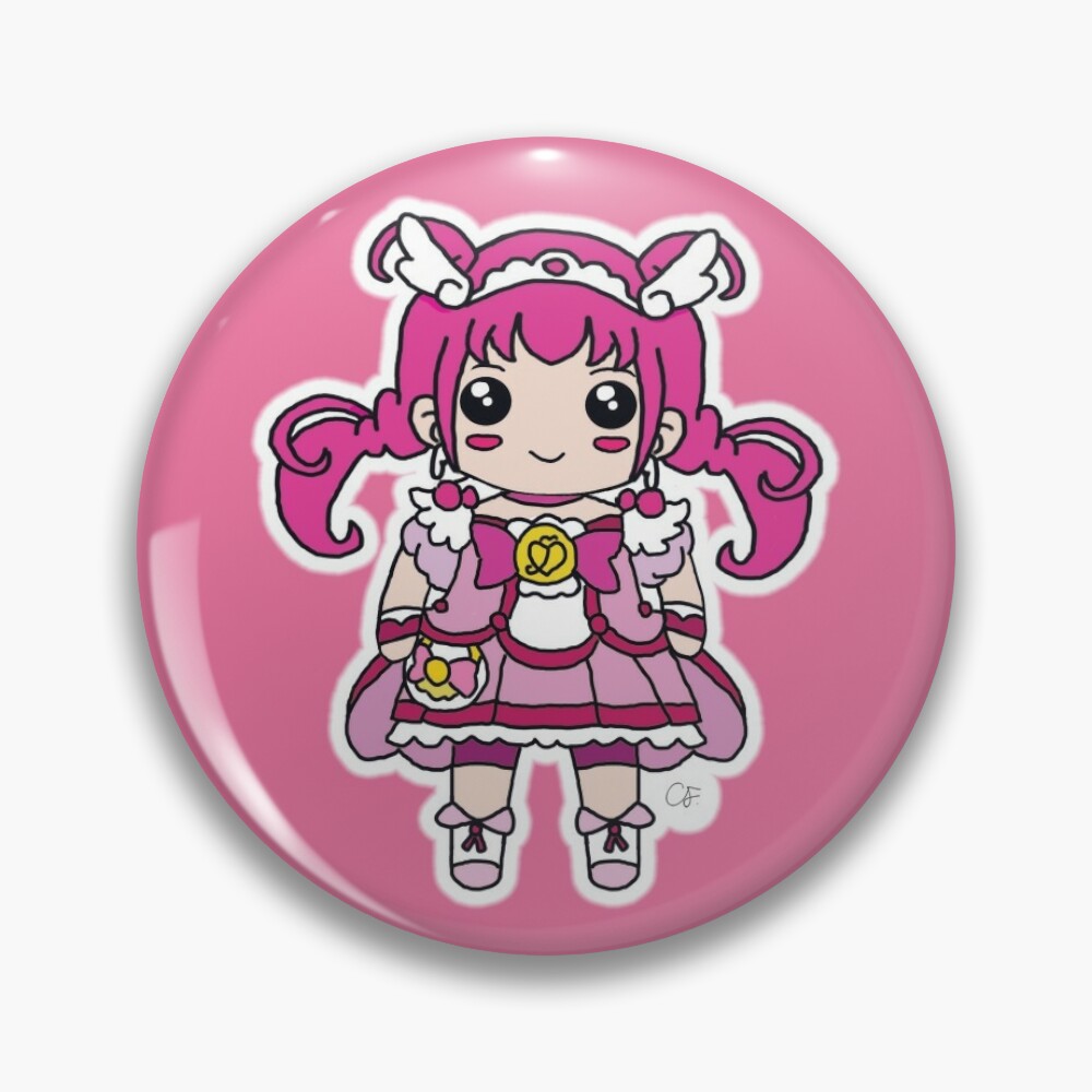 Smile Pretty Cure! ( Glitter Force) Cure Happy (Glitter Lucky) acrylic Key  Chain