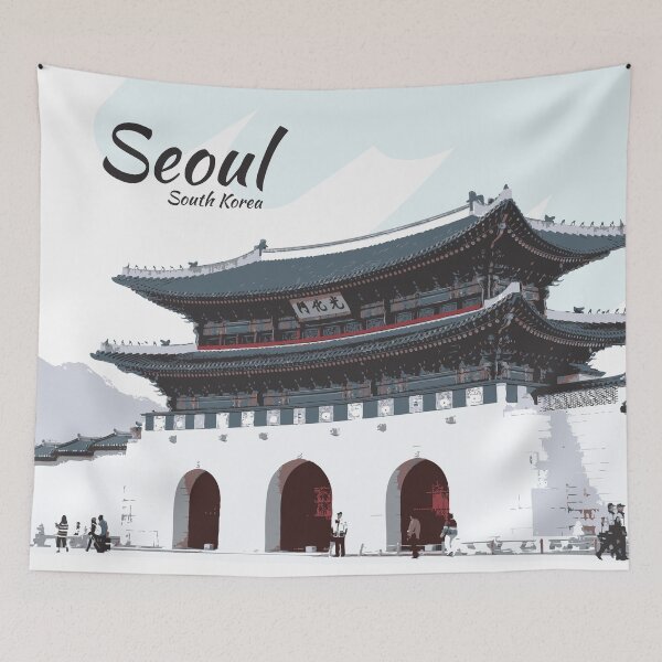 Item preview, Seoul Gwanghwamun Gate South Korea designed and sold by TheJoeyStudio.