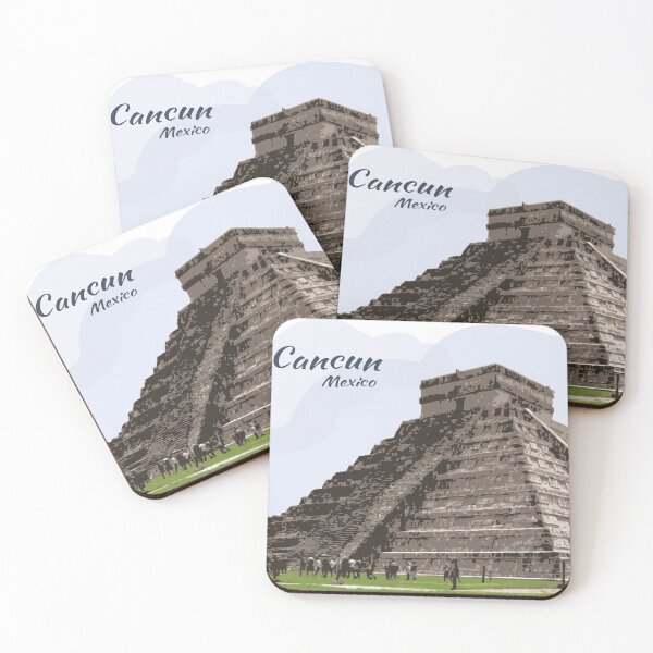 Item preview, Mayan Pyramid Cancun Mexico designed and sold by TheJoeyStudio.