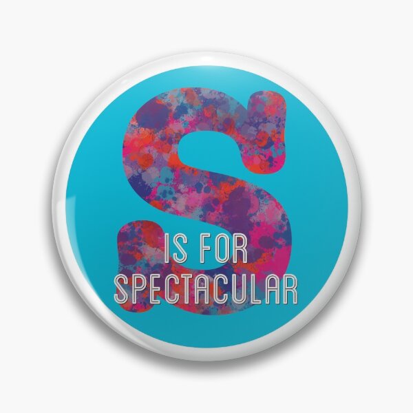 Artikelvorschau, Colourful Drops Buchstabe "S is for Spectacular" -Monogramm entworfen und verkauft von AMSonArt.