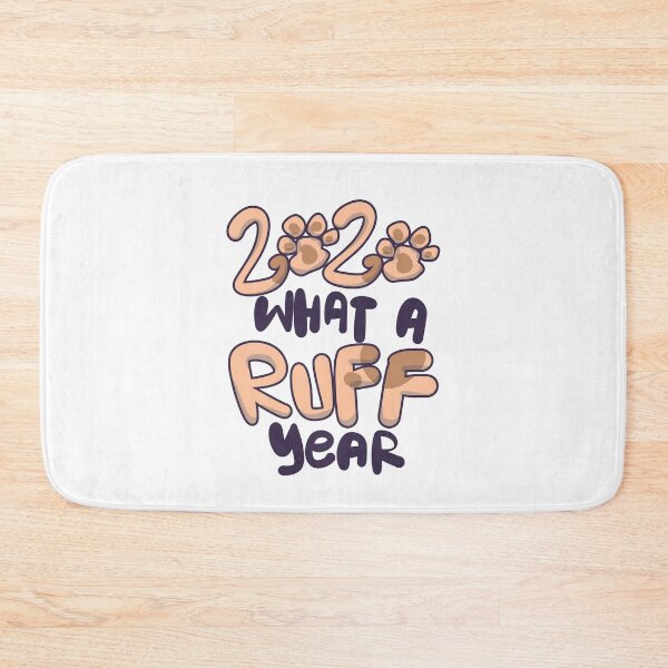 Item preview, 2020 What A Ruff Year Dog Paw Gift designed and sold by TTFMerch.