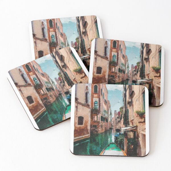 Item preview, Watercolour of a Gondola on a Venice Canal designed and sold by mittie101.