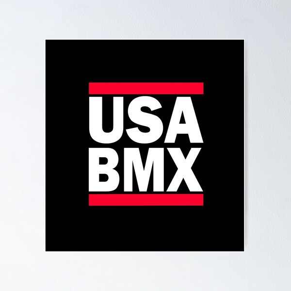 Item preview, USA BMX White Letters designed and sold by Walter73.
