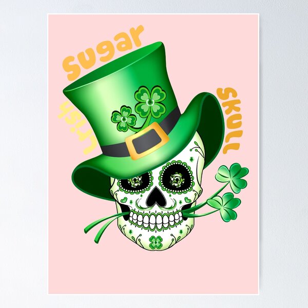Aperçu de l'œuvre Irish Sugar Skull créée et vendue par Bienle12.