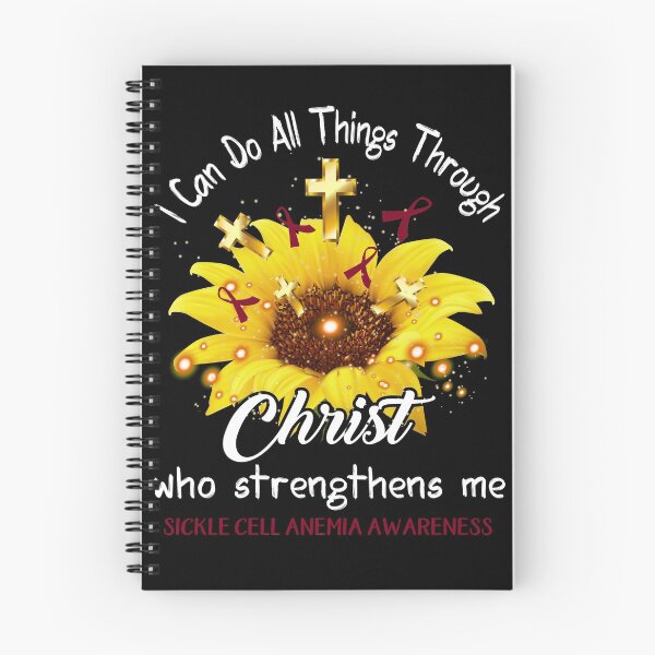 Item preview, I Can Do All Things Through Christ Who Strengthens Me Sickle Cell Anemia Awareness designed and sold by rechardtee.