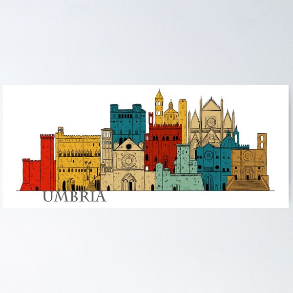 Item preview, Umbria, the heart of Italy designed and sold by Franky-Monty.