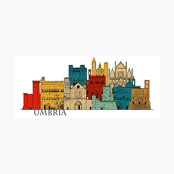 Item preview, Umbria, the heart of Italy designed and sold by Franky-Monty.