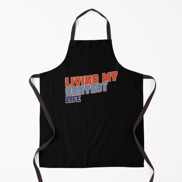 Item preview, Living My Okayest Life Funny Random Sarcastic Quote designed and sold by sillyquestions.