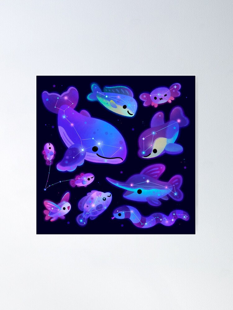 Alternate view of Ocean constellations Poster