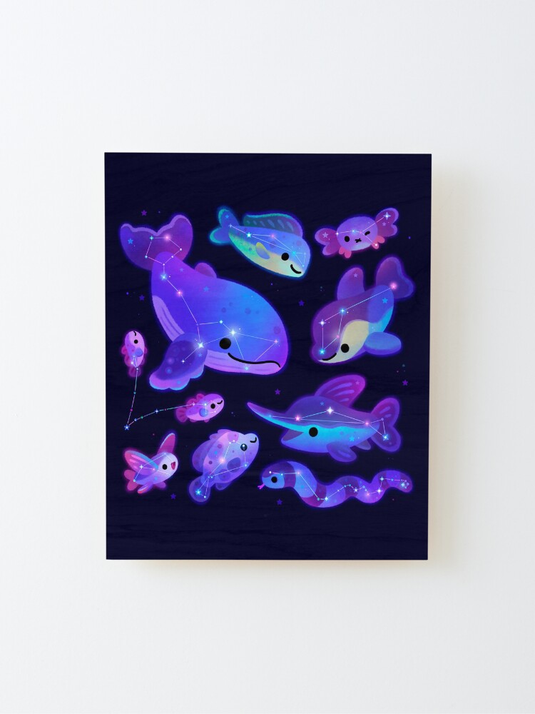 Alternate view of Ocean constellations Mounted Print