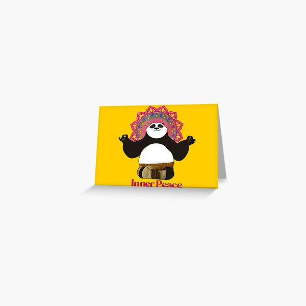 Yoga Panda II Greeting Card Set