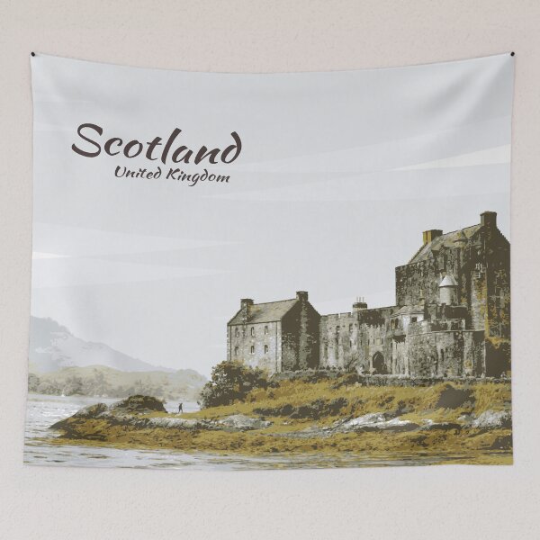 Item preview, Eilean Donan Castle Scotland United Kingdom designed and sold by TheJoeyStudio.