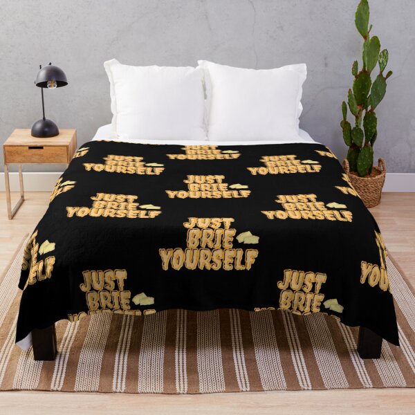 Item preview, Just BRIE Yourself - Motivational Cute designed and sold by BaldingSnail.