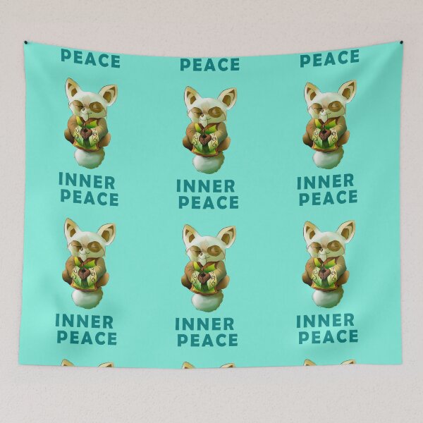 Item preview, Master Shifu kunfu panda Inner peace graphics print designed and sold by PLANT LOVER'S PARADISE.
