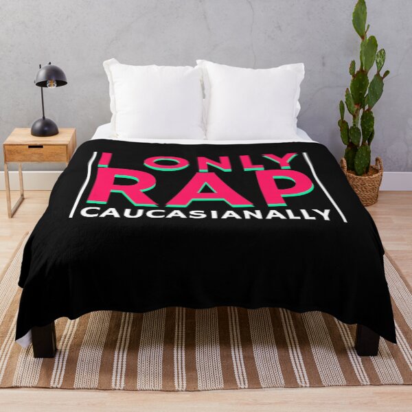 Item preview, Only Rap Caucasianally Hip Hop Pun Music Humor White Rapper designed and sold by sillyquestions.