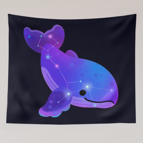 Item preview, Ocean constellations - Cetus (Humpback whale) designed and sold by pikaole.