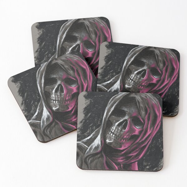 Item preview, Skull in purple light designed and sold by cias.