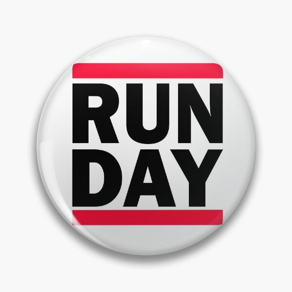 Item preview, RUN DAY Black Letters designed and sold by Walter73.