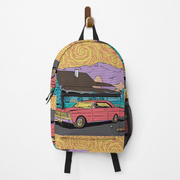 Item preview, Animated Retro Car in a neighborhood. designed and sold by Robisko Store.