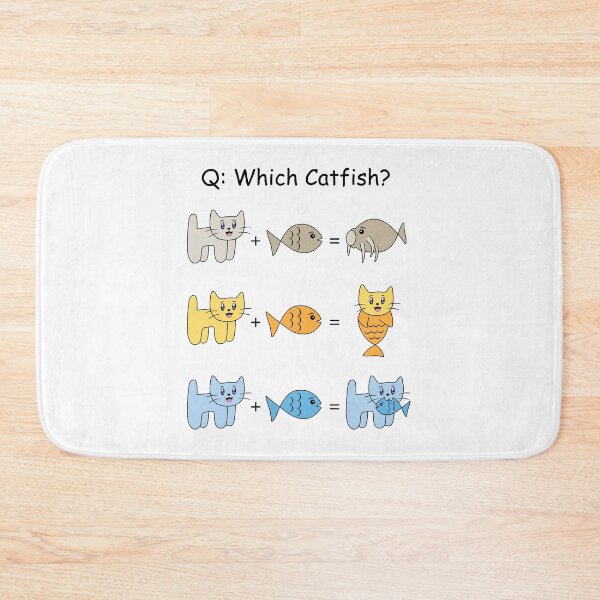 Item preview, Which Catfish? Cartoon Math designed and sold by STUDIO-72.