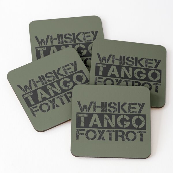 Item preview, Whiskey Tango Foxtrot - wtf Black, green - sarcastic designed and sold by Honest-Quotes.