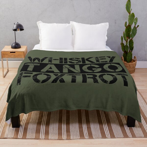 Item preview, Whiskey Tango Foxtrot - wtf Black, green - sarcastic designed and sold by Honest-Quotes.