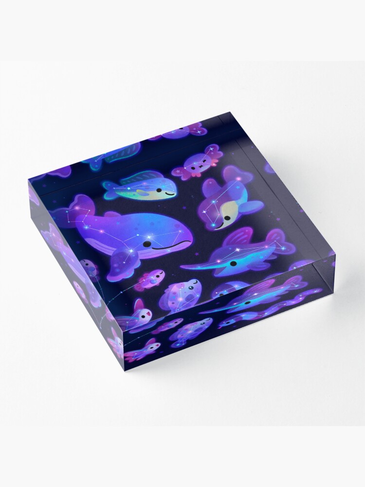 Alternate view of Ocean constellations Acrylic Block