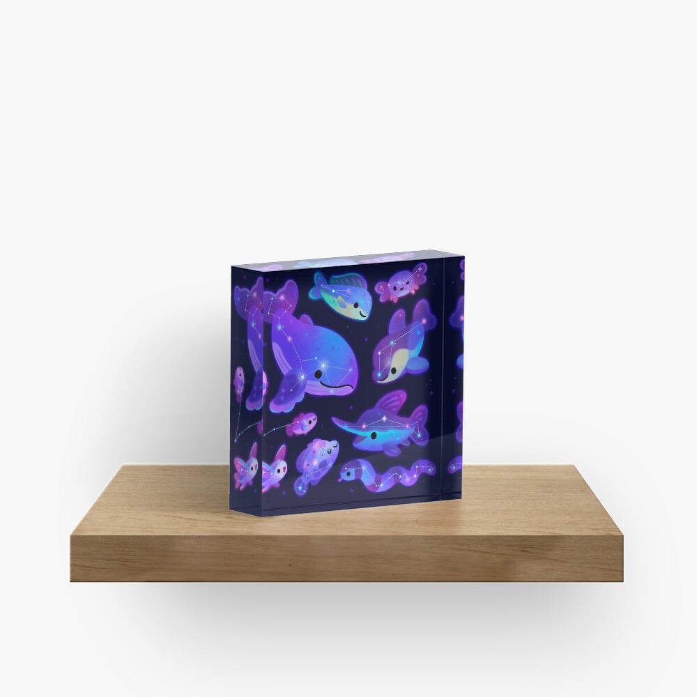 Ocean constellations Acrylic Block