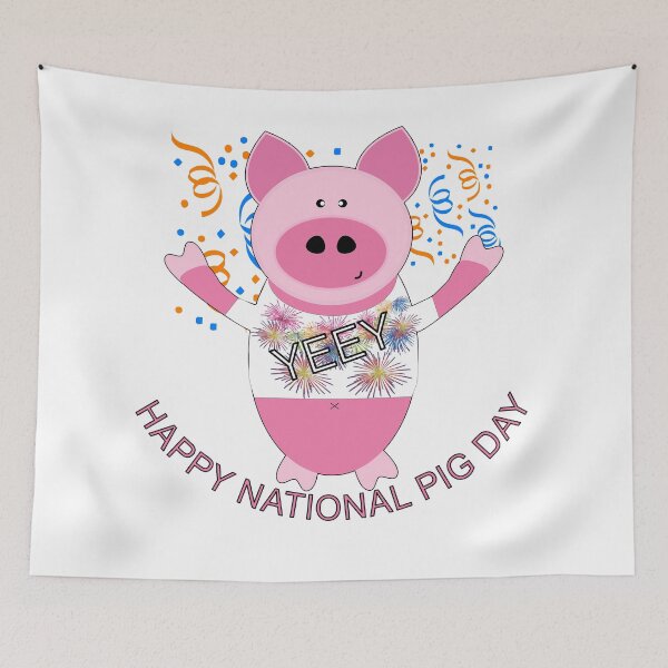 Item preview, National Pig Day designed and sold by ZamuDesign.