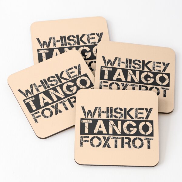 Item preview, Whiskey Tango Foxtrot - wtf Black, tan - sarcastic designed and sold by Honest-Quotes.