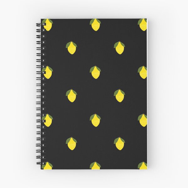 Aperçu de l'œuvre Imprimé petit citron // noir créée et vendue par The Wellington Boot.
